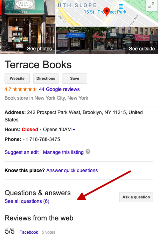 optimize your Google My Business listing